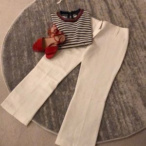 Tory Burch Amanda Crop pants NWT